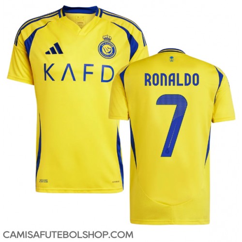 Camisa de time de futebol Al-Nassr Cristiano Ronaldo #7 Replicas 1º Equipamento 2024-25 Manga Curta